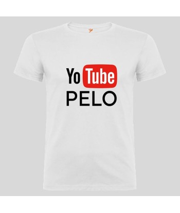Camiseta YoTube Pelo Blanca