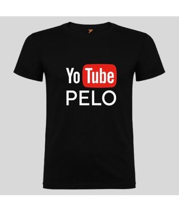 Camiseta YoTube Pelo Negra