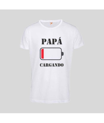 Camiseta Papá Cargando Batería