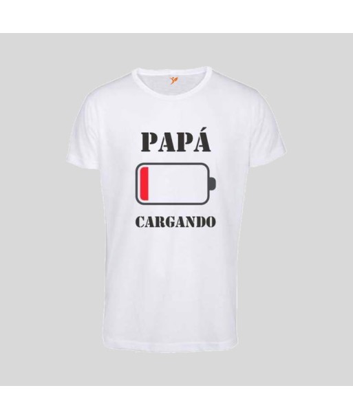 Camiseta Papá Cargando Batería Camiseta Papá Cargando Batería