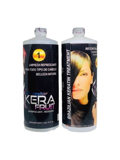 Keratina Brasileña KeraFruit | Alisado Profesional Sin Frizz