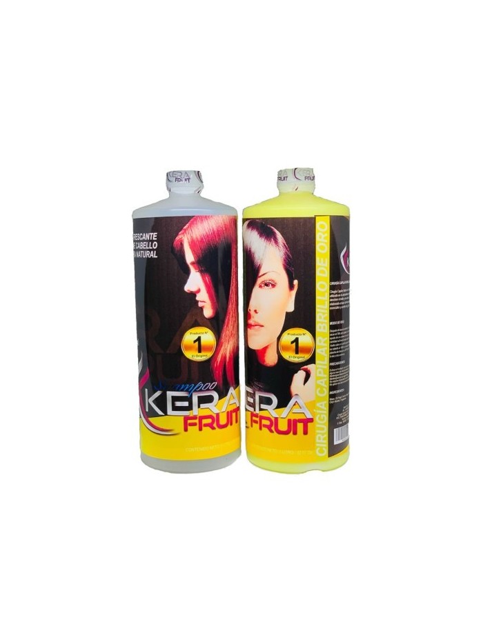Brillo de Oro KeraFruit | Cabello Brillante y Sedoso