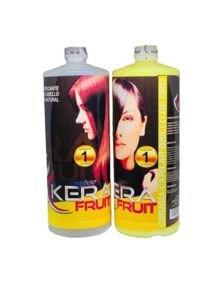 Brillo de Oro KeraFruit | Cabello Brillante y Sedoso